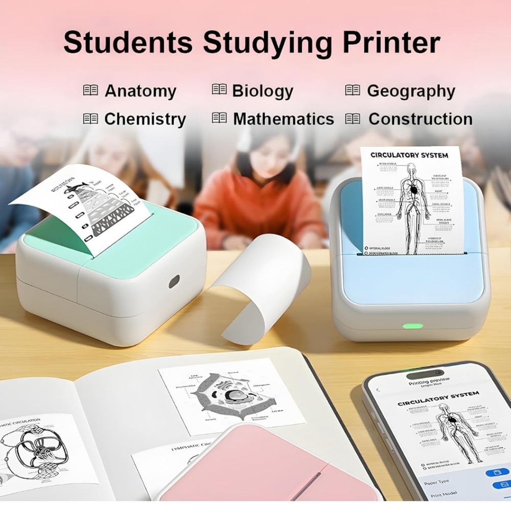 Mini Bluetooth Sticker Printer - Picture 3 of 11